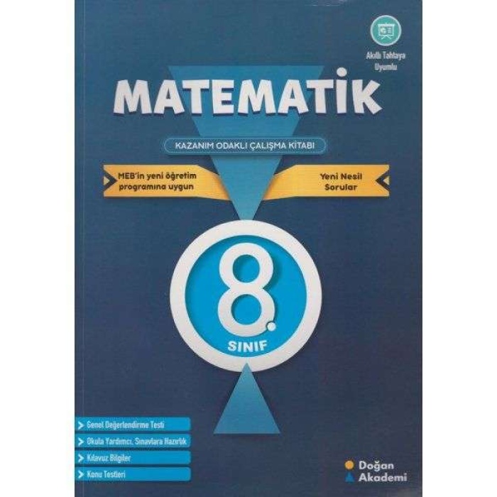 Doğanak Yayınları 8. Sınıf Matematik Kazanım Odaklı Çalışma Kitabı