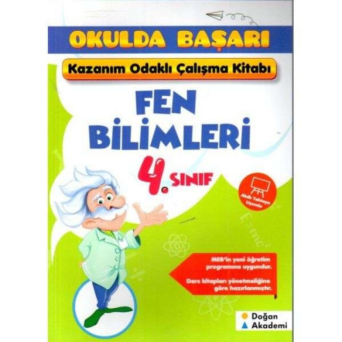 Doğanak Yayınları 4. Sınıf Fen Bilimleri Kazanım Odaklı Çalışma Kitabı