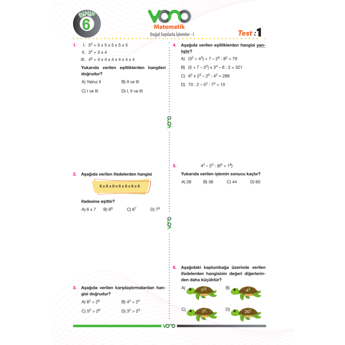 Vono Yayınları Tyt Geometri Yaprak Test