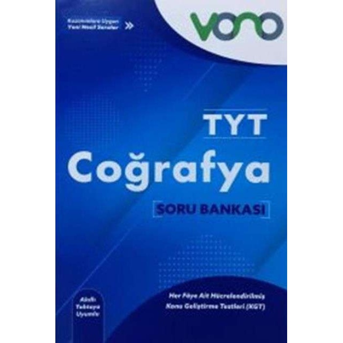 Vono Yayınları Tyt Coğrafya Soru Bankası