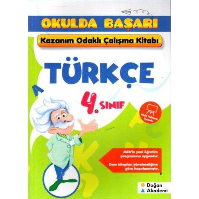 Doğanak Yayınları 4. Sınıf Türkçe Kazanım Odaklı Çalışma Kitabı