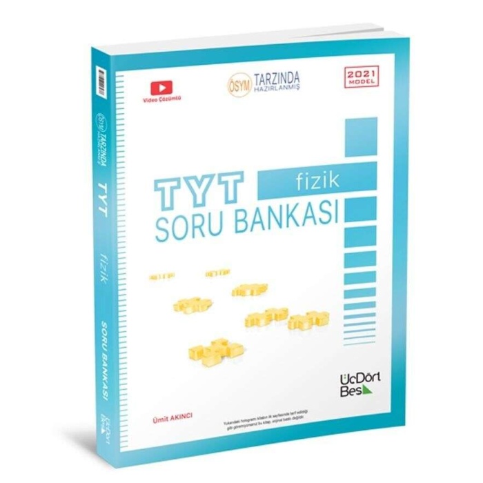 Üçdörtbeş Yayınları Tyt Fizik Soru Bankası