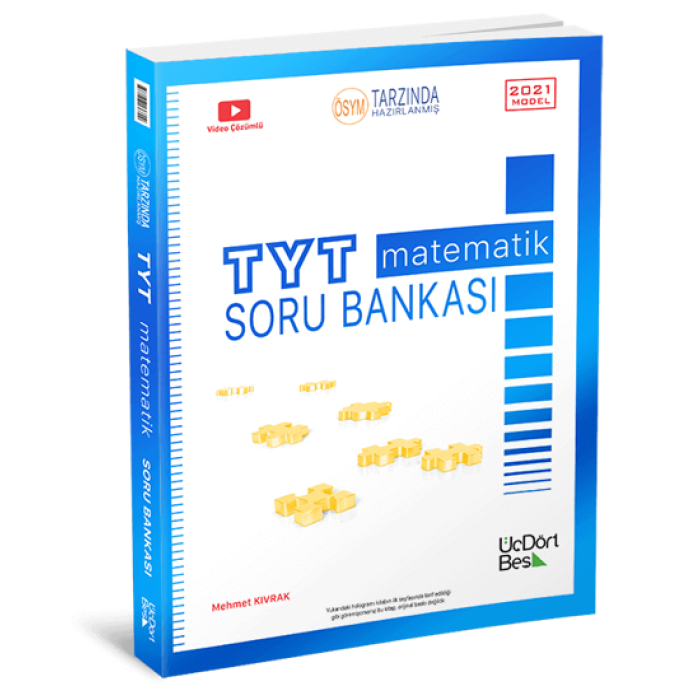 Üçdörtbeş Yayınları Tyt Matematik Soru Bankası