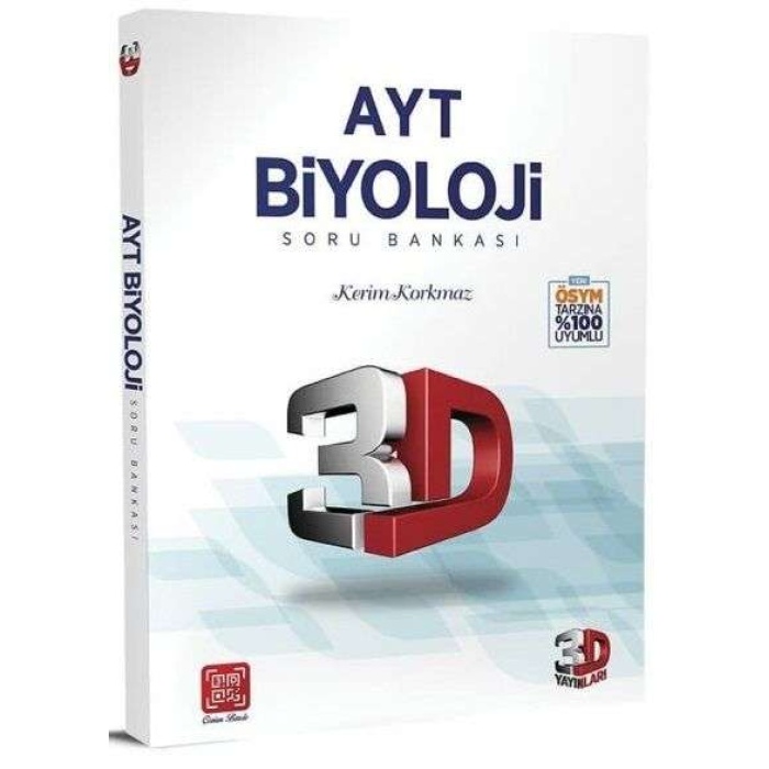 3D Yayınları Ayt Biyoloji Soru Bankası