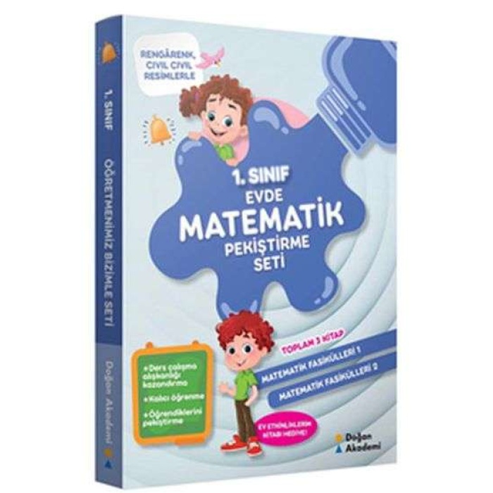 Doğanak Yayınları 1. Sınıf Matematik Evde Okuma Yazma Pekiştirme Seti