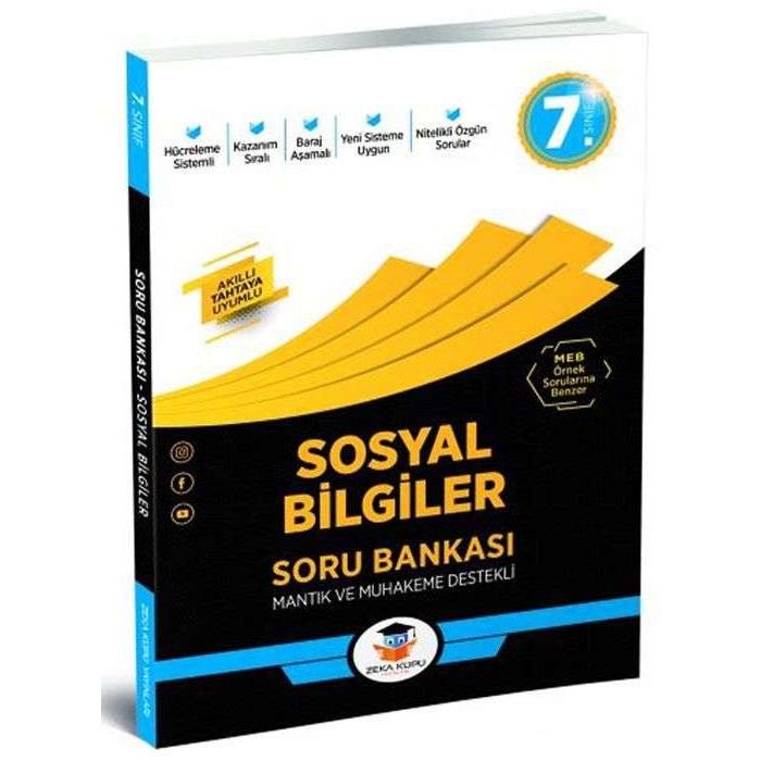 Zekaküpü Yayınları 7. Sınıf Sosyal Soru  Bankası