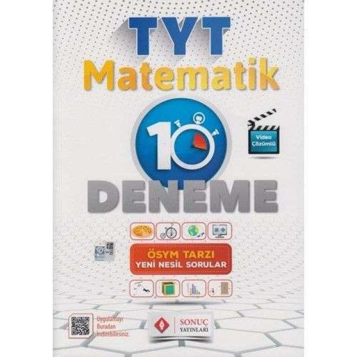 Sonuç Yayınları Tyt Matematik Video Çözümlü 10 Deneme