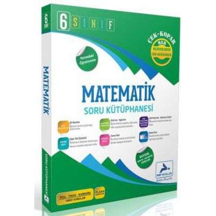 Paraf Yayınları 6. Sınıf Matematik Soru Kütüphanesi