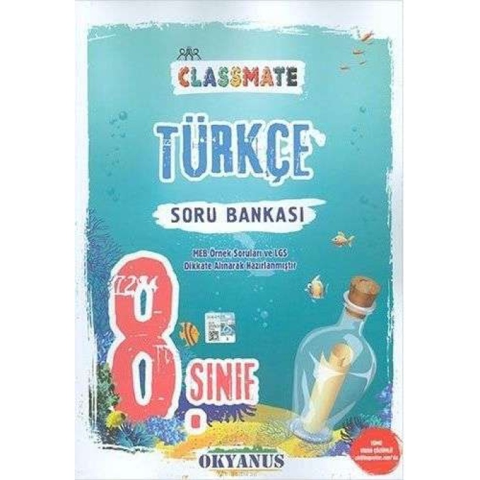 Okyanus Yayınları 8. Sınıf Clasmate Türkçe Soru Bankası