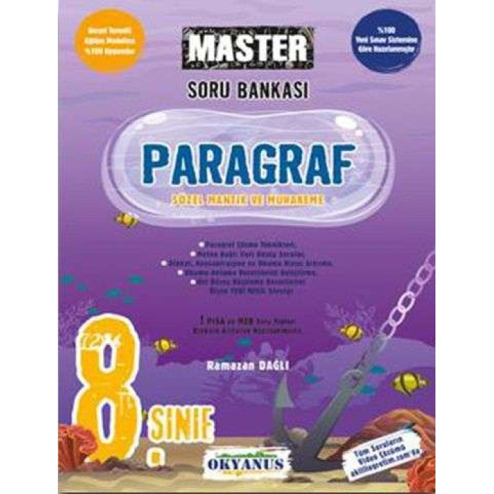 Okyanus Yayınları 8. Sınıf Lgs Master Paragraf Soru Bankası