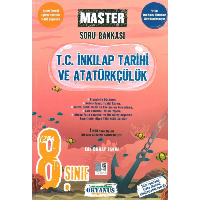 Okyanus Yayınları 8. Sınıf Master Tc İnkilap Tarihi Ve Atatürkçülük So