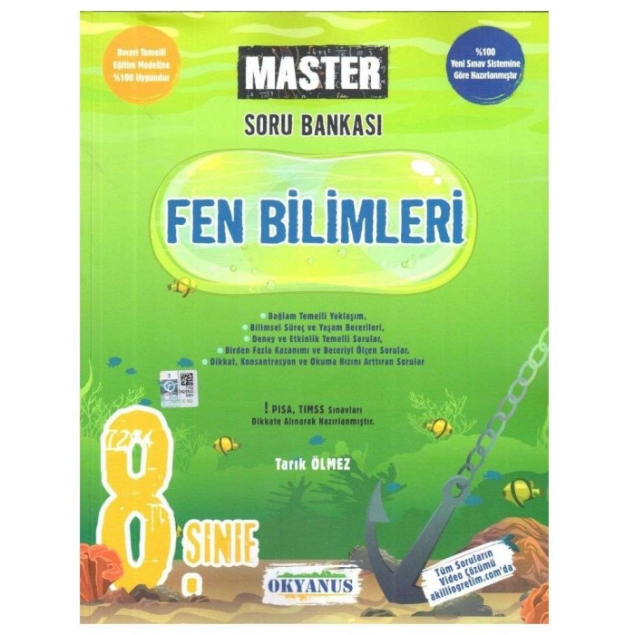 Okyanus Yayınları 8. Sınıf Fen Bilimleri Master Soru Bankası