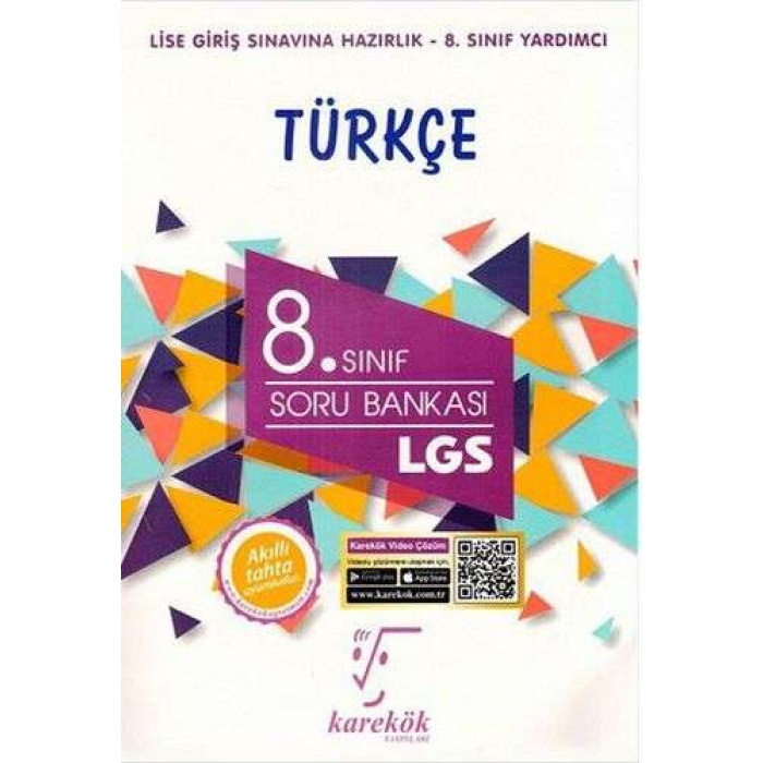 Karekök Yayınları 8.Sınıf Lgs Türkçe Soru Bankası