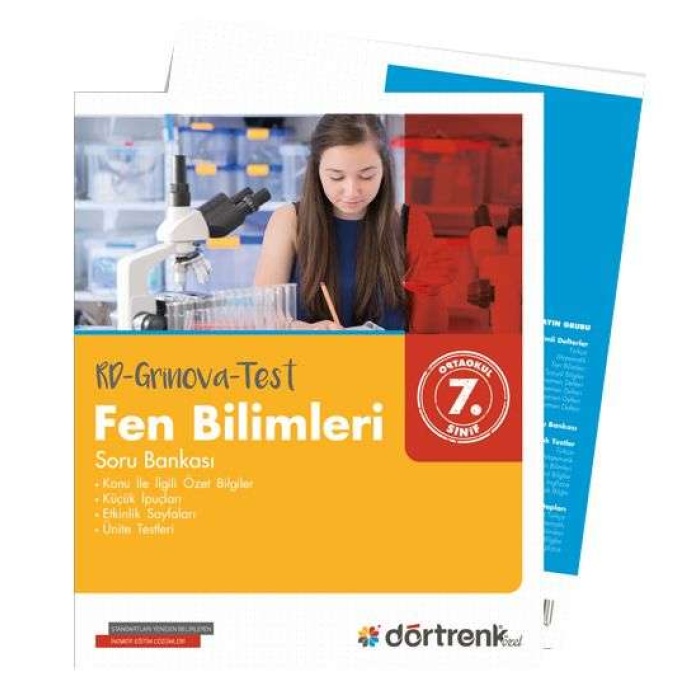 Dörtrenk - 7.Sınıf Rd-Grinova Fen Bilimleri Soru Bankası