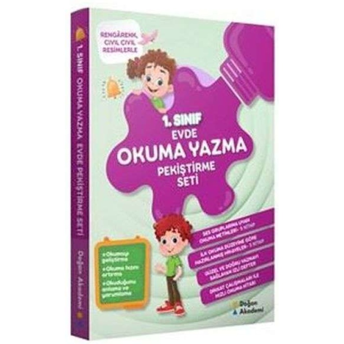 Doğanak Yayınları 1. Sınıf Evde Okuma Yazma Pekiştirme Seti 10 Kitap