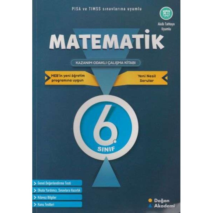 Doğanak Yayınları 6. Sınıf Matematik Kazanım Odaklı Çalışma Kitabı