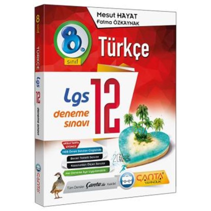 Çanta Yayınları 8. Sınıf Deneme 12 Lgs Türkçe