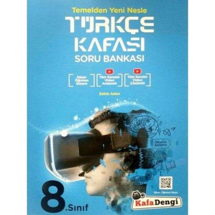 Kafadengi Yayınları 8.Sınıf Türkçe Kafası Soru Bankası (Tümü Video Çöz