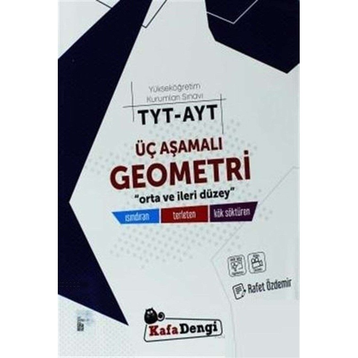 Kafadengi Yayınları Tyt-Ayt Geometri Soru Bankası / Üç Aşamalı (Vıdeo