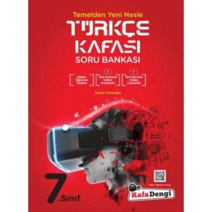 Kafadengi Yayınları 7.Sınıf Türkçe Kafası Soru Bankası (Tümü Video Çöz