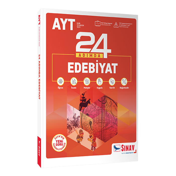 Sınav Yayınları Ayt 24 Adımda Edebiyat