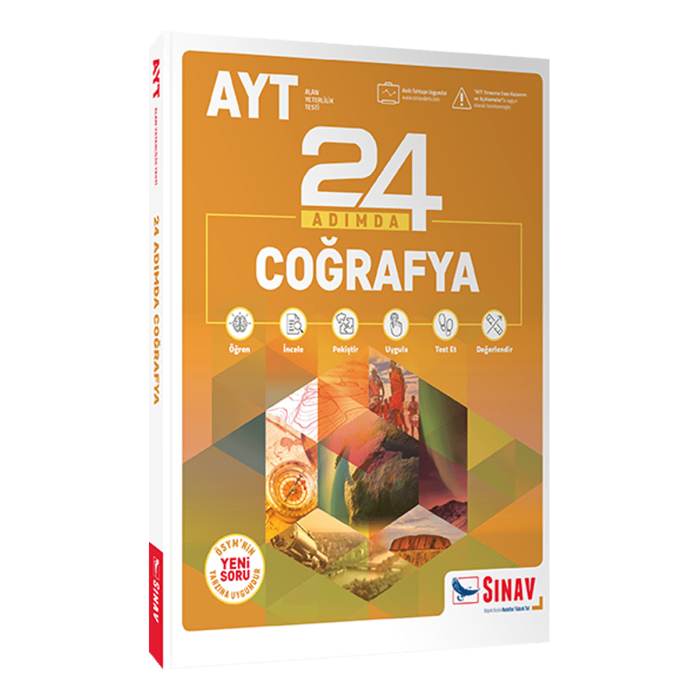 Sınav Yayınları Ayt 24 Adımda Coğrafya