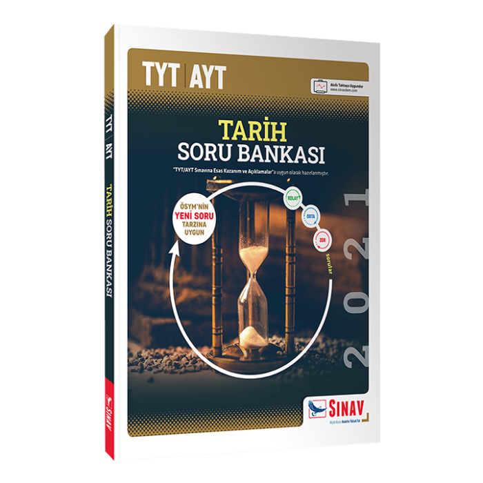 Sınav Yayınları Tyt-Ayt Tarih Soru Bankası