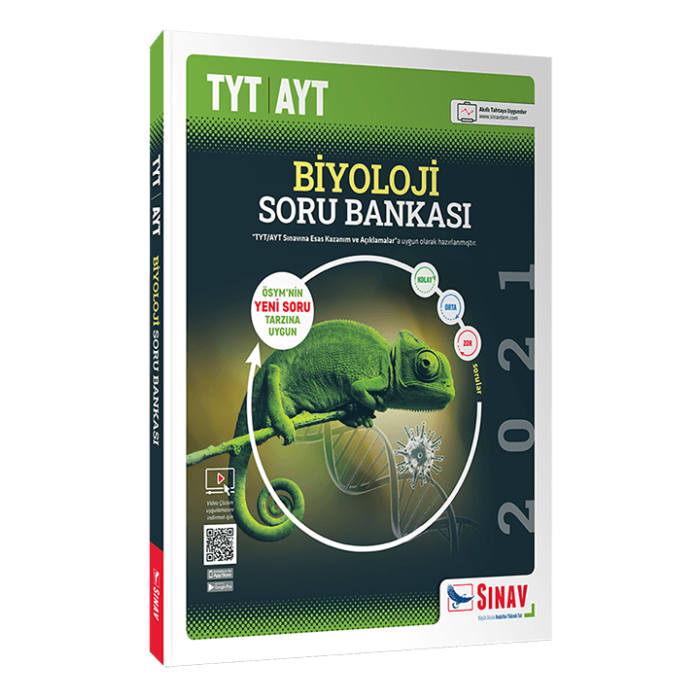 Sınav Yayınları Tyt-Ayt Biyoloji Soru Bankası