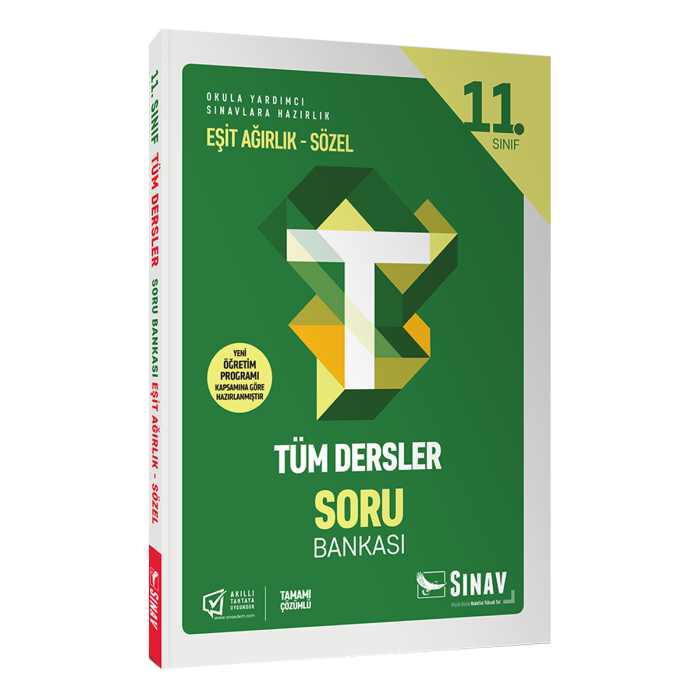 Sınav Yayınları 11.Sınıf Tüm Dersler Soru Bankası Eşit-Ağırlık/Sözel