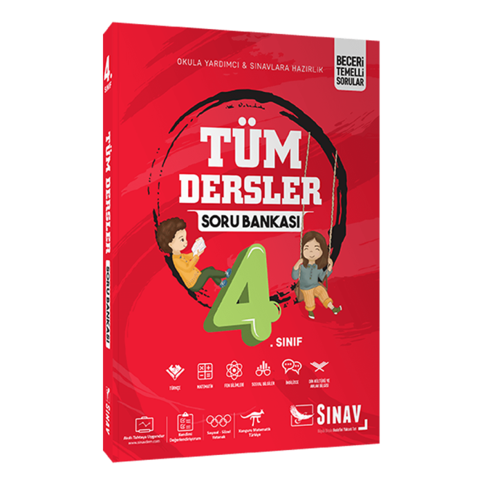 Sınav Yayınları 4.Sınıf Tüm Dersler Soru Bankası