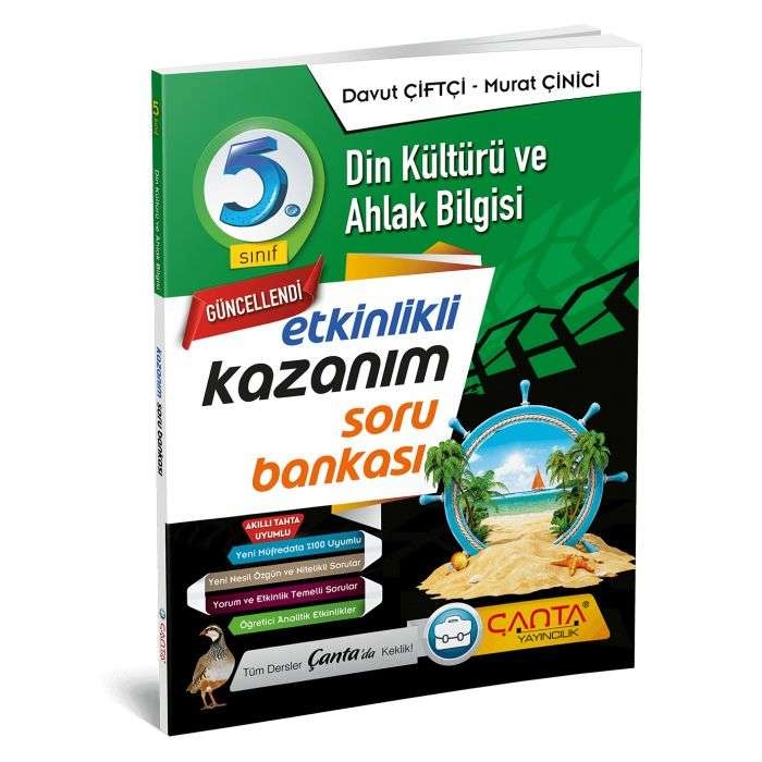 Çanta Yayınları 5. Sınıf Kazanım Din Kültürü Ve Ahlak Bilgisi Soru Bankası