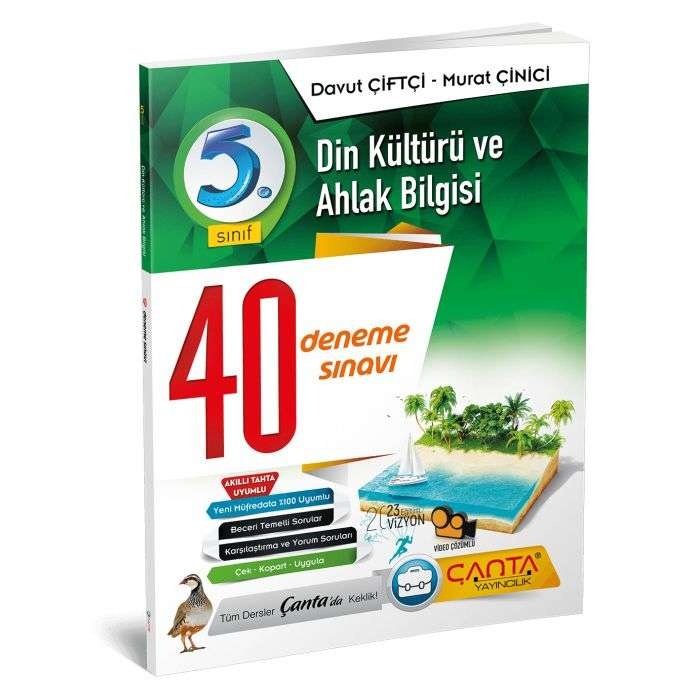 Çanta Yayınları 5. Sınıf 40 Din Kültürü Ve Ahlak Bilgisi  Deneme