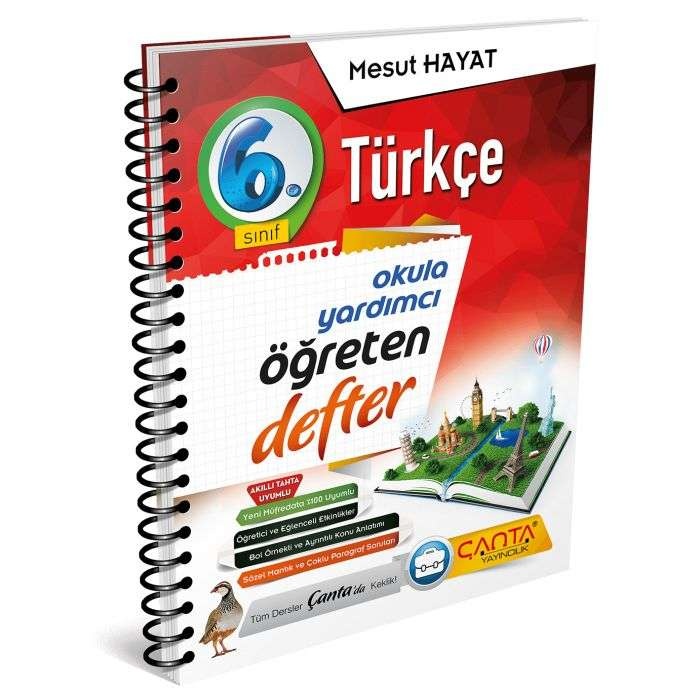 Çanta Yayınları 6.Sınıf Defter Öğreten Türkçe