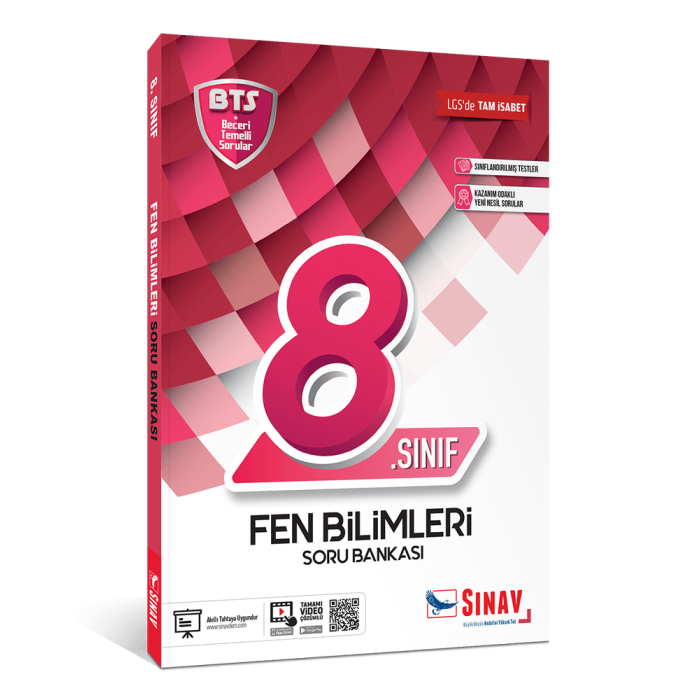 Sınav Yayınları 8 Sınıf Fen Bilimleri Soru (Bts)