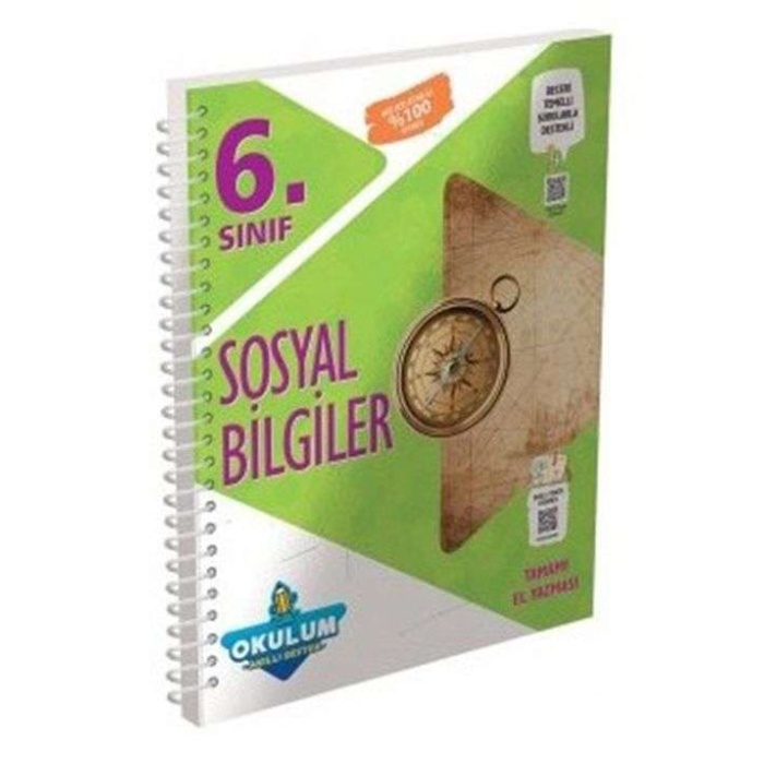 Okulum 6. Sınıf Sosyal Bilgiler Defter