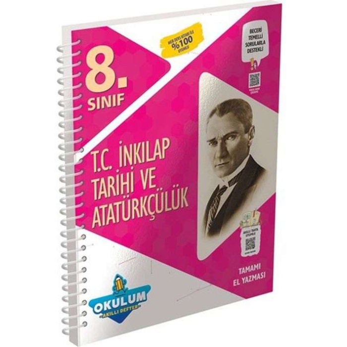 Okulum 8. Sınıf İnkılap Tarihi Defter