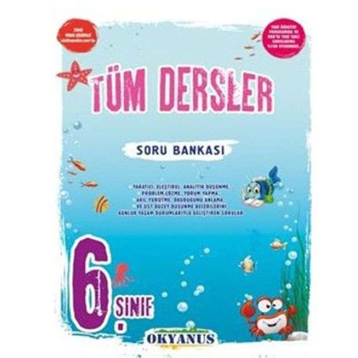 Okyanus Yayınları 6. Sınıf Tüm Dersler Soru Kütüphanesi