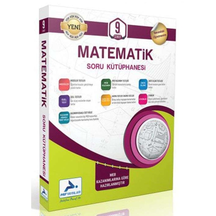 Paraf Yayınları 9. Sınıf Matematik Soru Kütüphanesi