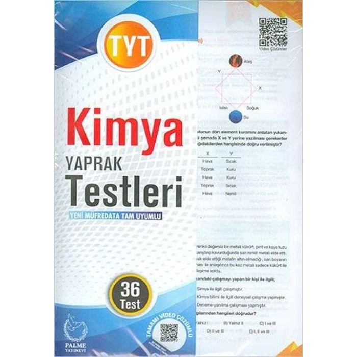 Palme Yaprak Test Yks Tyt Kimya