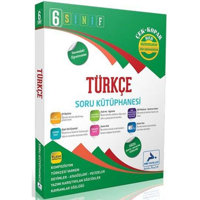 Paraf Yayınları 6. Sınıf Türkçe Soru Kütüphanesi