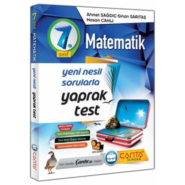 Çanta Yayınları 7.Sınıf Yaprak Test Matematik