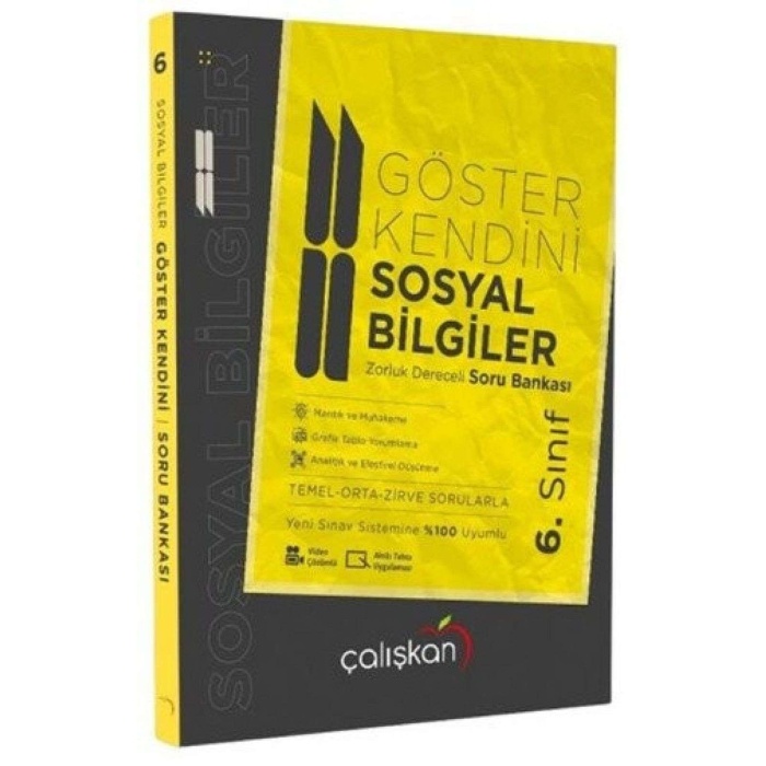 Çalışkan Yayınları 6. Sınıf Göster Kendini Sosyal Bilgiler Soru Bankas