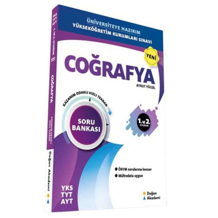 Doğanak Yayınları Tyt Ayt Coğrafya Orta İleri Düzey Soru Bankası