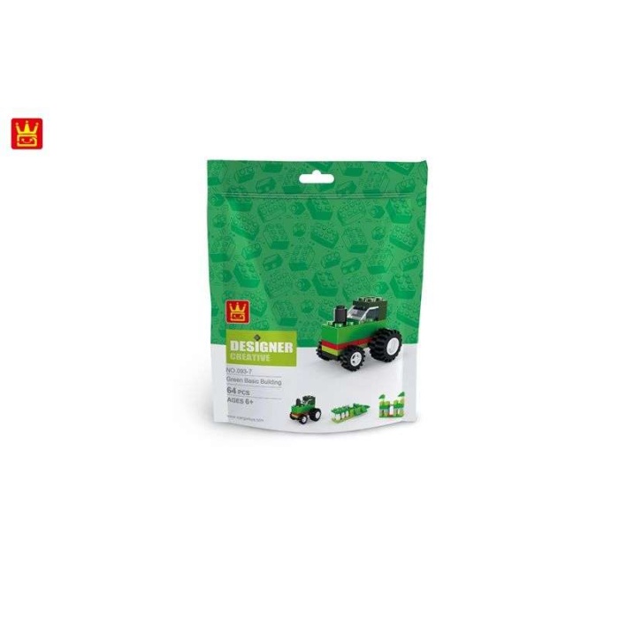 Galtoys Wange Yaratıcı Tasarımlar Traktör Lego 64 Parça 093-7