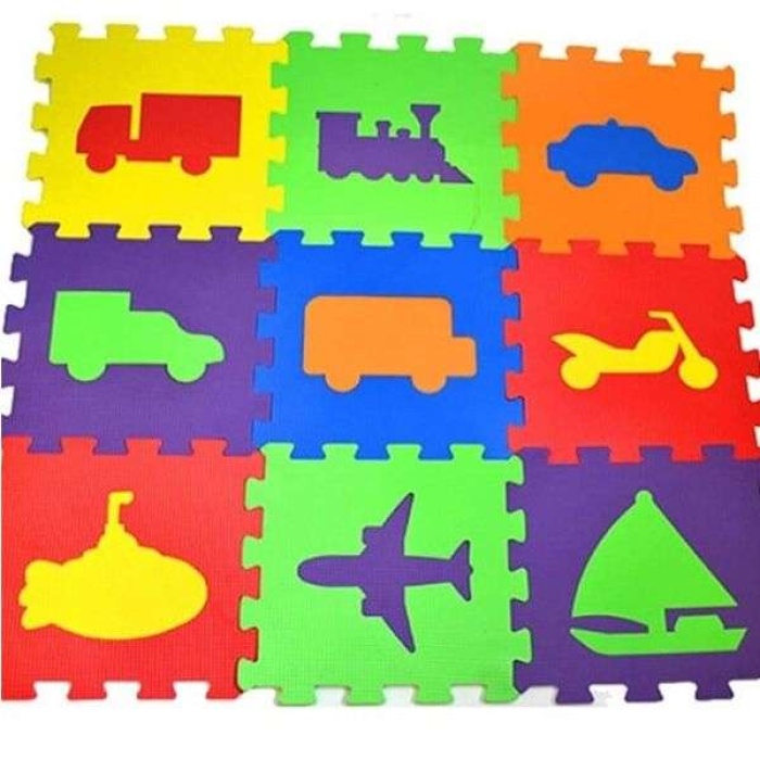 Matrax Eva Puzzle|33x33Cm.x 7 Mm.| Taşıtlar