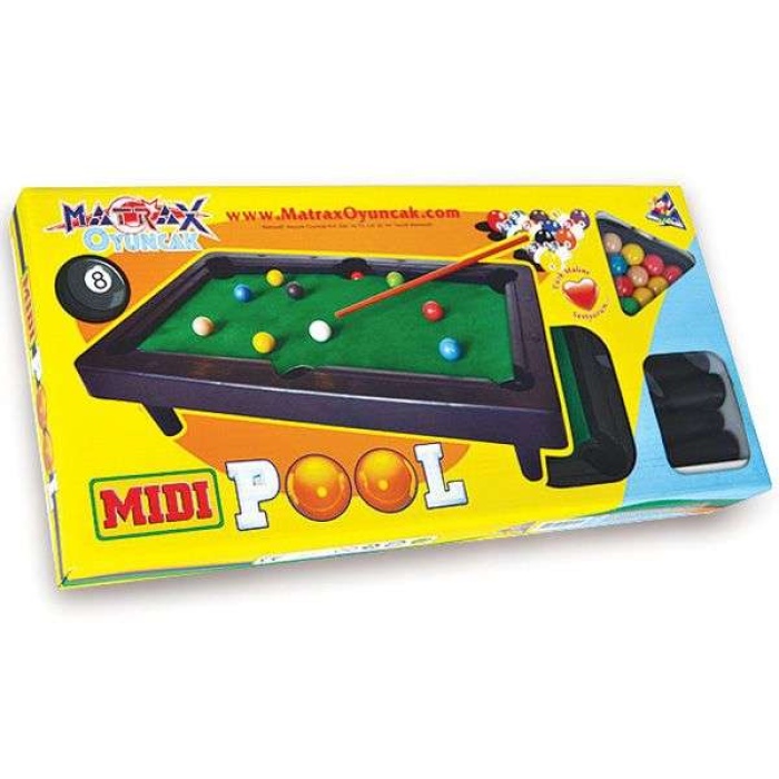 Matrax Midi Pool Orta Boy Bilardo Oyunu