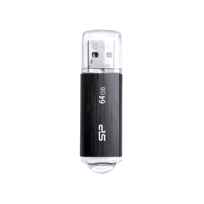 Silicon Power Ultima U02 64GB USB2.0 Siyah Flash Bellek