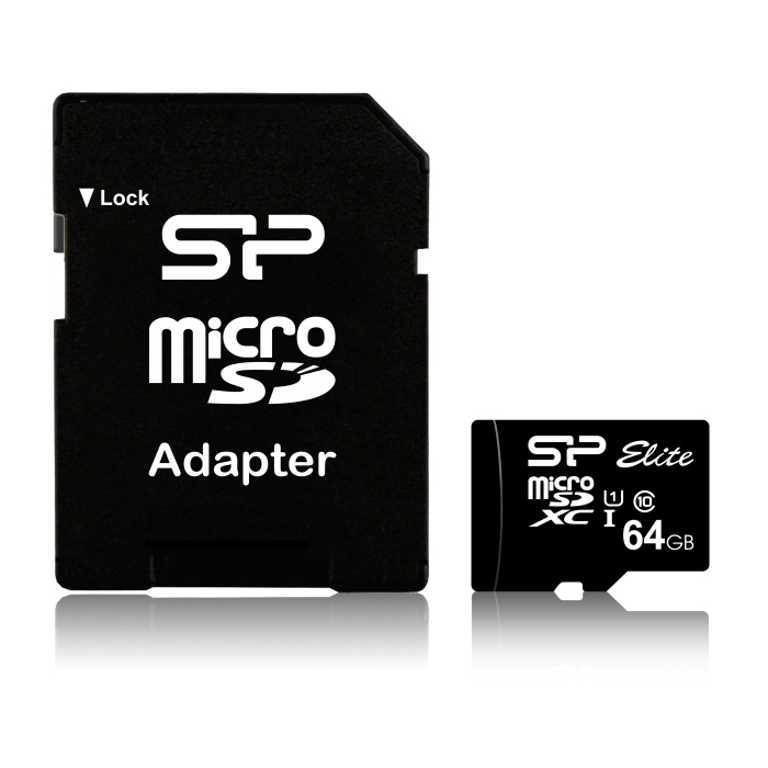 Silicon Power 64GB TF_SDXC UHS-I U1 SR104 MicroSD Hafıza Kartı