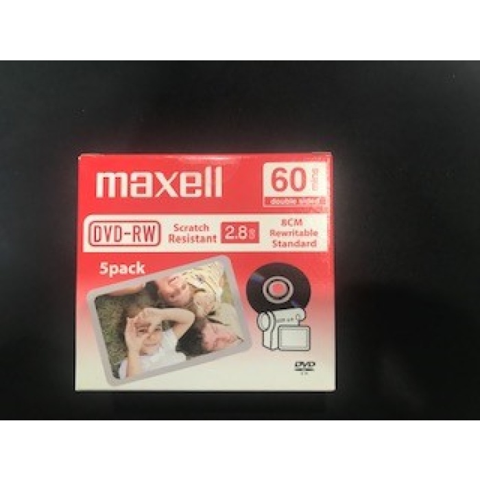 Maxell Dvd-rw 2.8gb 8cm Rewritable Standar Kamera Dvd