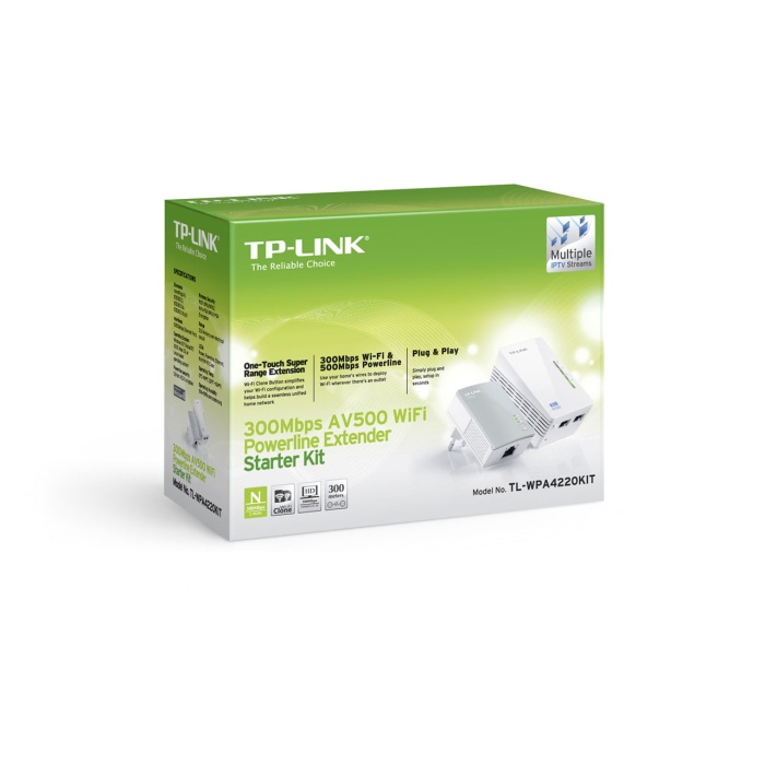 Tp-link TL-WPA4220KIT 300 Mbps Powerline Adaptör